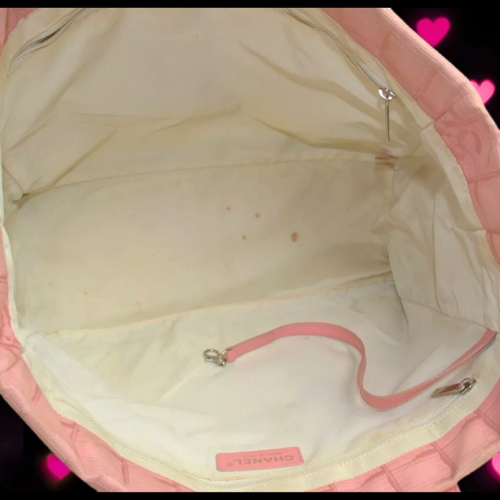 Chanel Travel Line Nylon Pink Tote - Picture 4 of 6